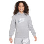 Club Fleece HBR Hoodie Hoody Grx Niño Sivi Heather