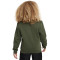 Sudadera Sportswear Club Fleece Crew Ls HBR Niño Cargo Khaki-White