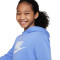 Sudadera Sportswear Club Fleece Hoody HBR Niño Polar-White