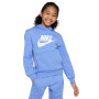 Sportswear Club Fleece Hoody HBR Niño Polarno-bijela
