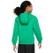 Sudadera Sportswear Club Fleece Hoody HBR Niño Stadium Green-White