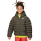 Cazadora Sportswear Low SynFleece Adp Hoodie Niño Cargo Khaki-Cargo Khaki-White