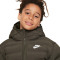 Cazadora Sportswear Low SynFleece Adp Hoodie Niño Cargo Khaki-Cargo Khaki-White