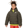 Sportswear Low SynFleece Adp Hoodie Niño Cargo Khaki-Cargo Khaki-White