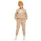 Chándal Sportswear Crew HBR Niño Khaki-White-White