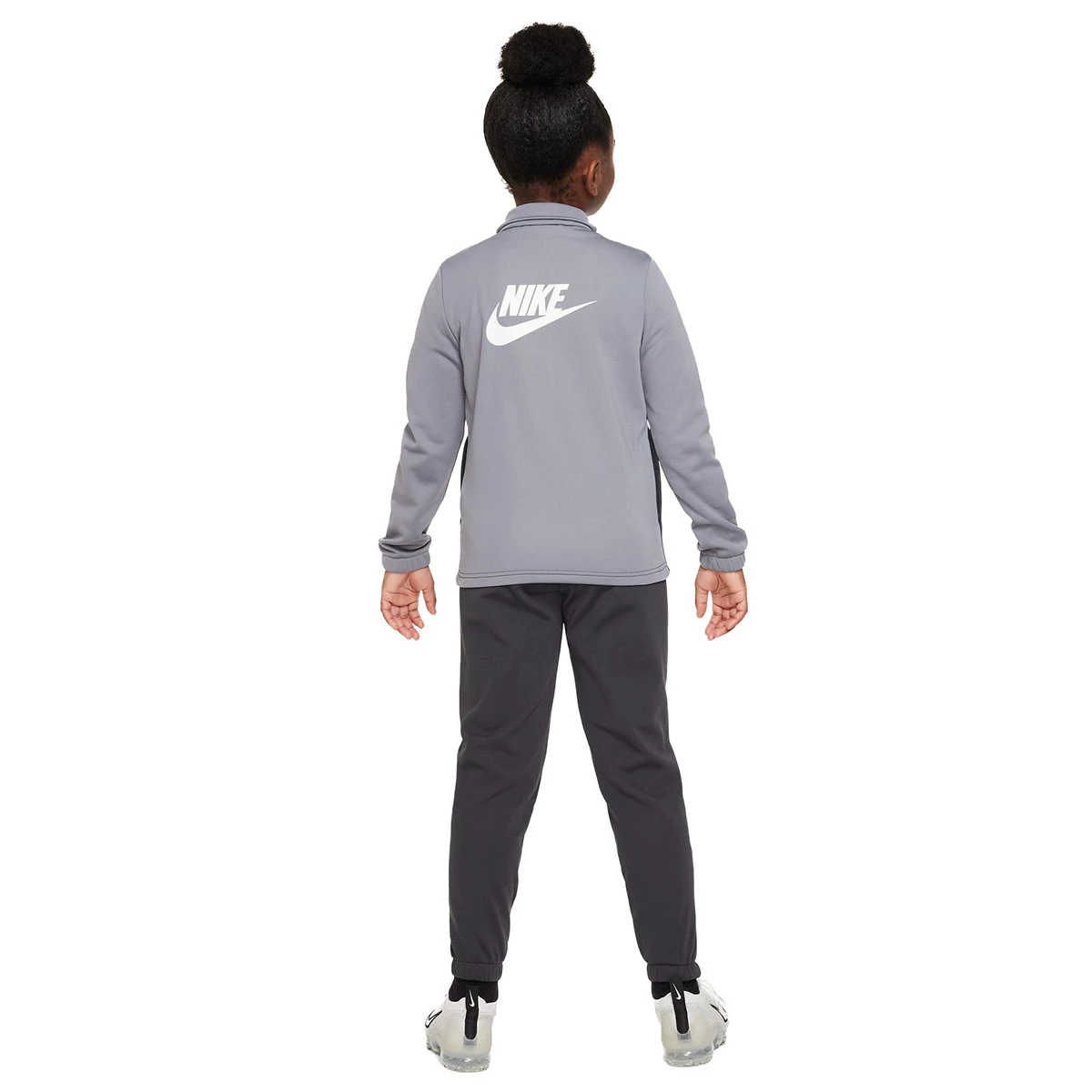 Tracksuit Nike Kids Sportswear HBR Smoke Grey Anthracite White Futbol Emotion