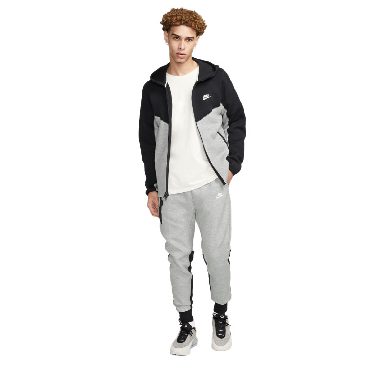 chaqueta-nike-sportswear-tech-fleece-hoodie-grey-heather-black-white-2