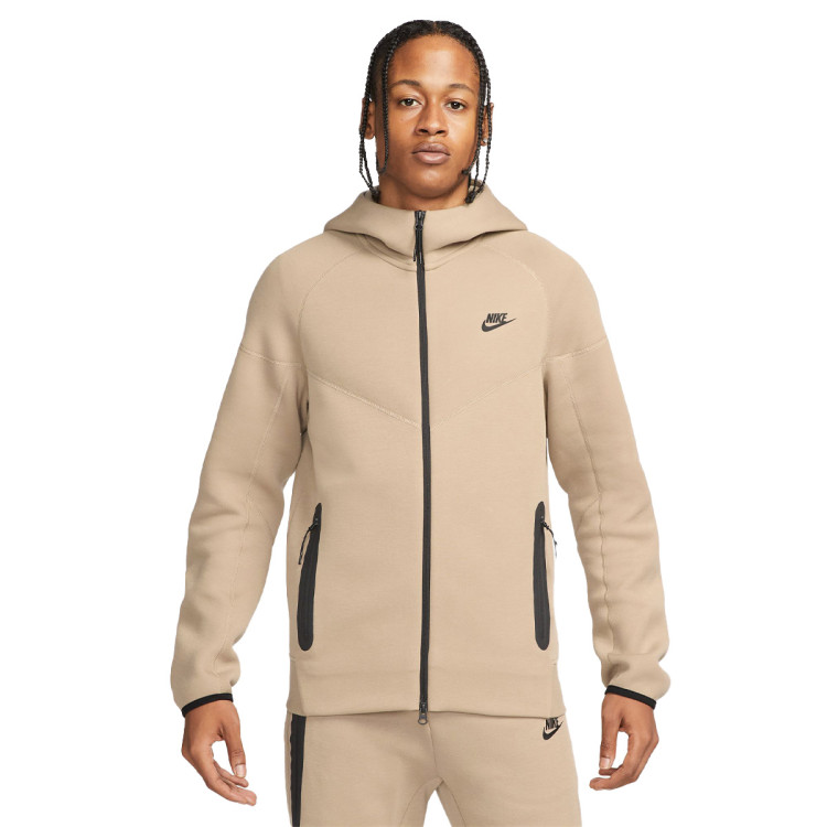 chaqueta-nike-sportswear-tech-fleece-hoodie-khaki-black-0