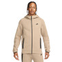 Sportswear Tech Fleece Hoodie-Khaki-Black