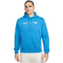 Sportswear Footbal Inspired Hoodie Fleece Brush-Photo Blue
