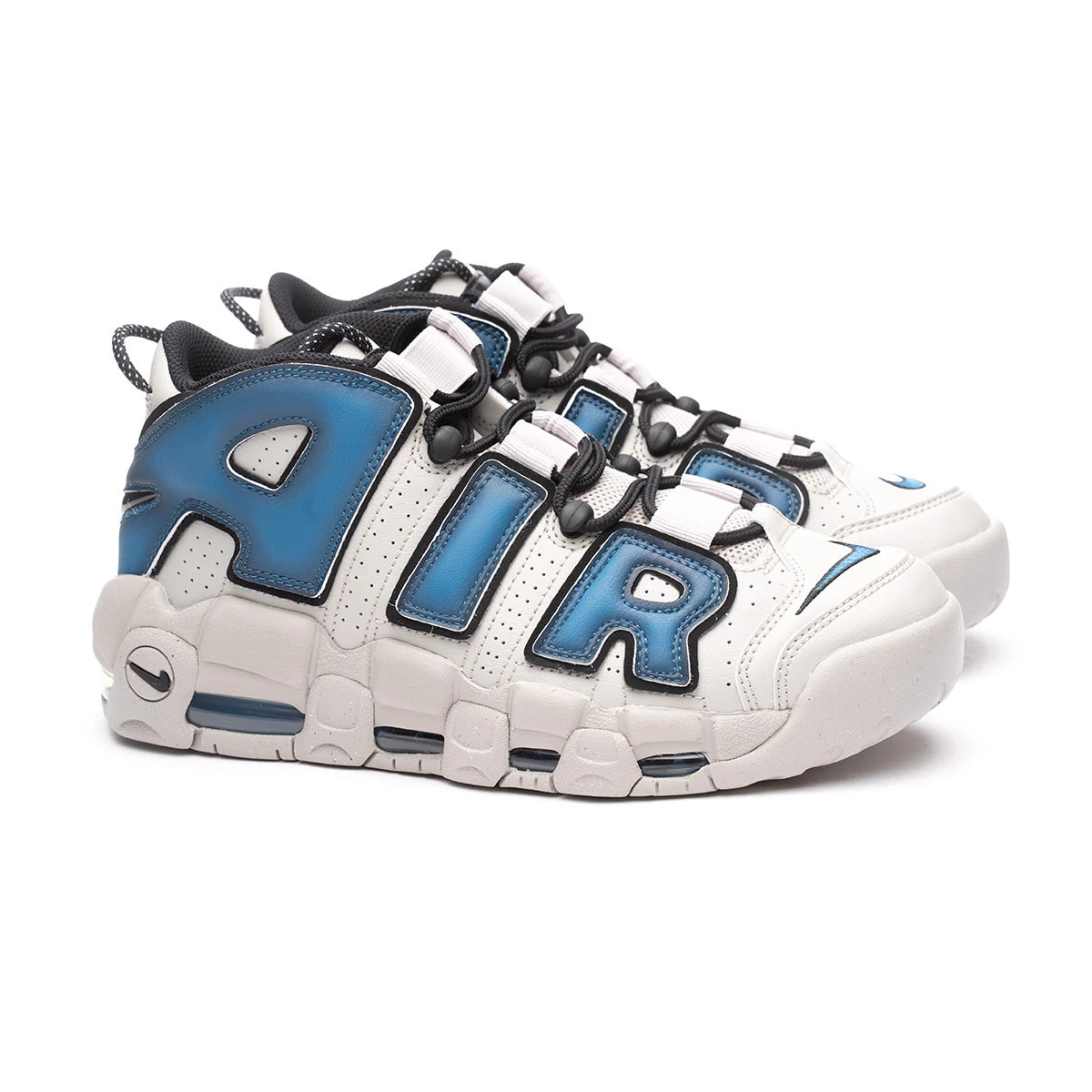 Air more uptempo bianche clearance