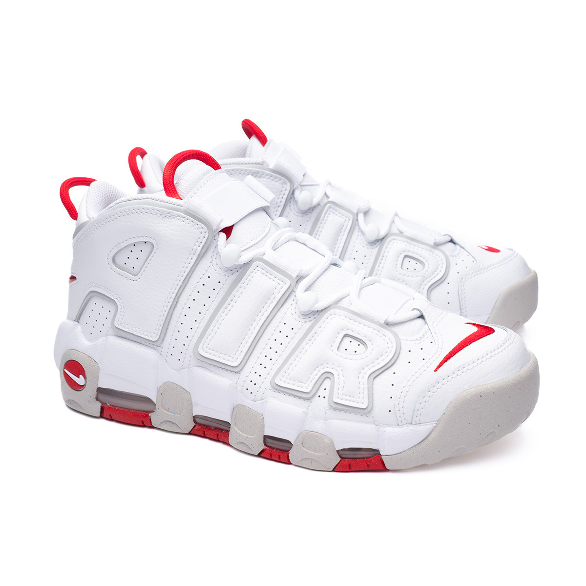 Baskets Nike Air More Uptempo '96 Sc BlancUniv RougeGris Fog Fútbol