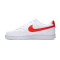 Zapatilla Court Vision Low Next Nature White-Picante Red