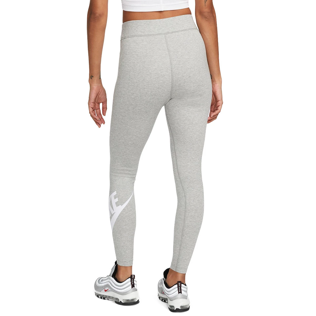 Malla Nike Sportswear Clsc Gx Hr Tight Ra Mujer Grey Heather-White - Fútbol  Emotion