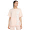 Camiseta Sportswear Fleece Air Mujer Guava Ice-White
