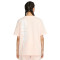 Camiseta Sportswear Fleece Air Mujer Guava Ice-White