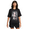 Camiseta Sportswear Fleece Oc 3 Boxy Mujer Black-White