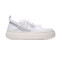 Zapatilla Court Vision Alta Txt Mujer White-Mtlc Silver-Sail