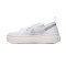 Zapatilla Court Vision Alta Txt Mujer White-Mtlc Silver-Sail