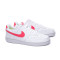 Zapatilla Court Vision Low Next Nature Mujer White-Sea Coral-Volt-Black