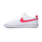 Zapatilla Court Vision Low Next Nature Mujer White-Sea Coral-Volt-Black