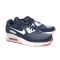 Zapatilla Air Max 90 Ltr Niño Obsidian-White-Midnight Navy-Track Red-Photon