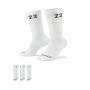 Essential Crew (3 Pares)-White-Black