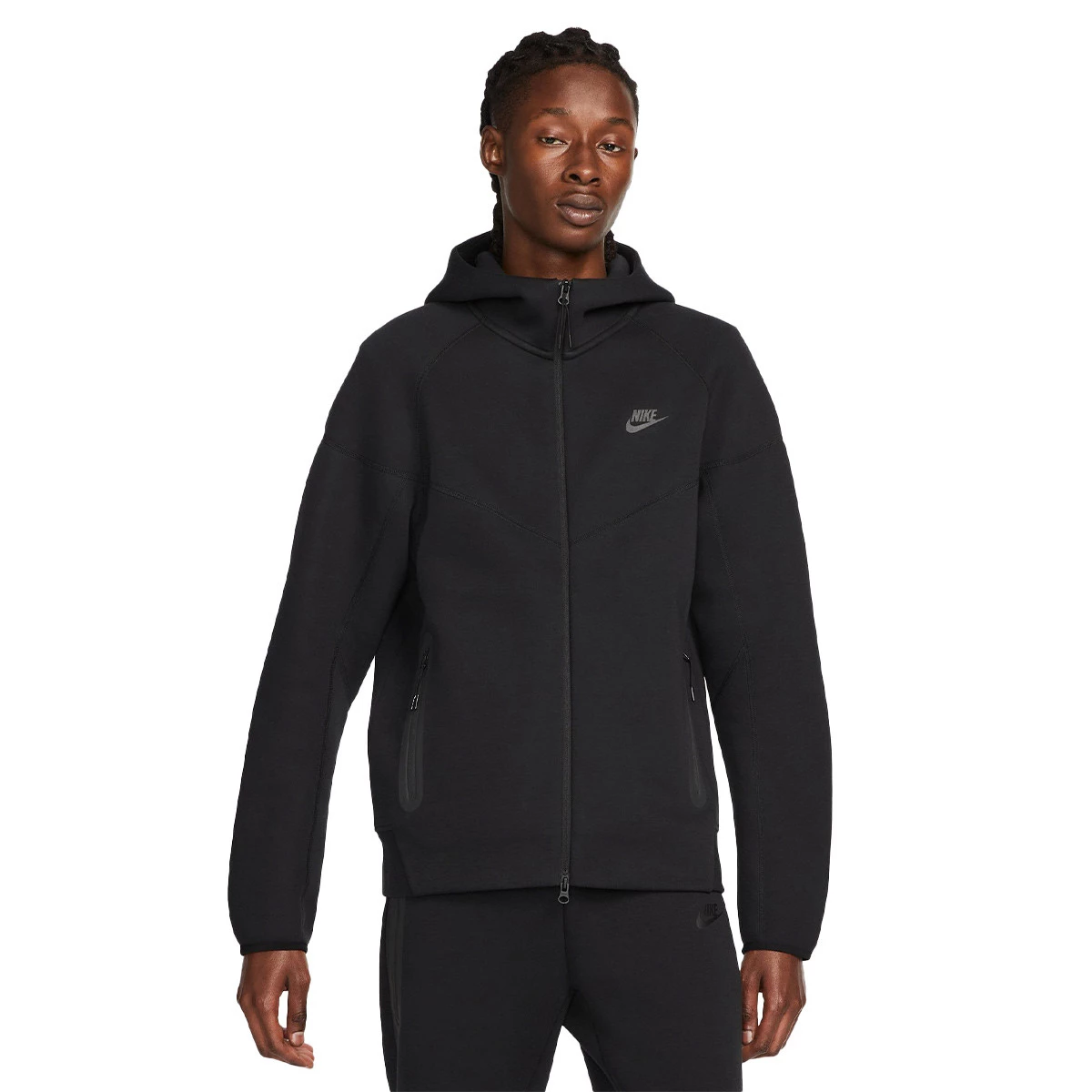 Casaco Nike Sportswear Tech Fleece Hoodie Black-Black - Fútbol Emotion