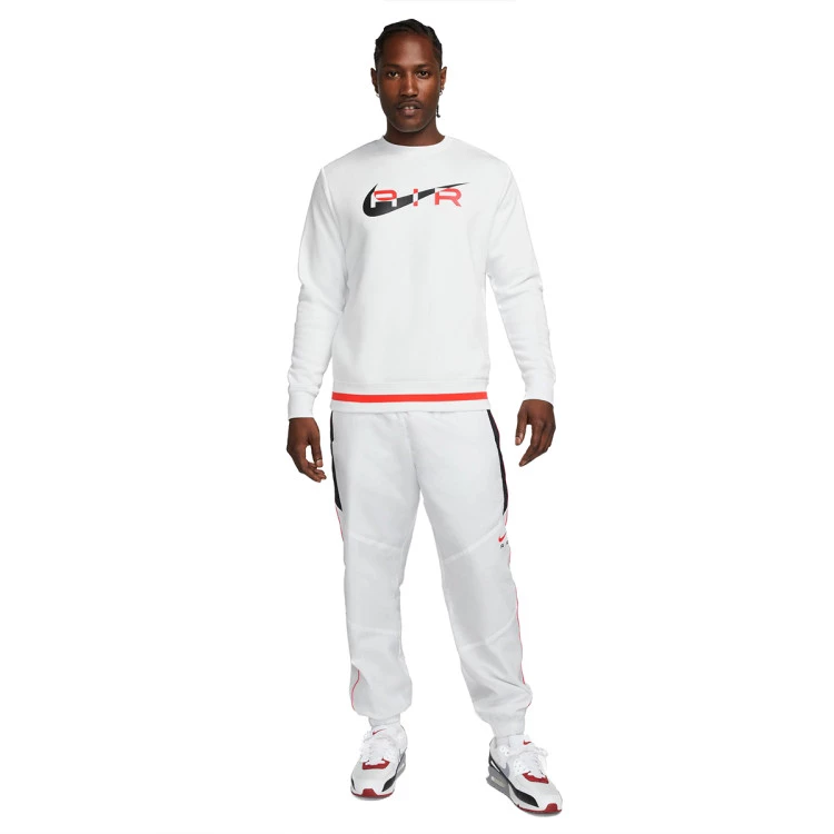 Sweatshirt Nike Sportswear Swoosh Air Crew Brush Summit White Futbol Emotion