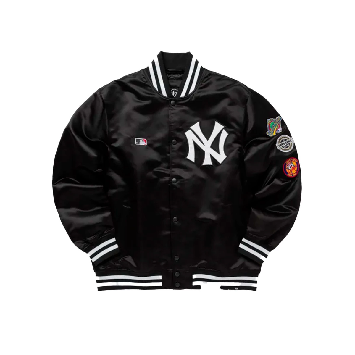 Chaqueta 47 Brand MLB New York Yankees Dalston Multi Bomber Jet Black -  Fútbol Emotion