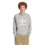 Adicolor Trefoil Crew Neck-Middelgrijze heide