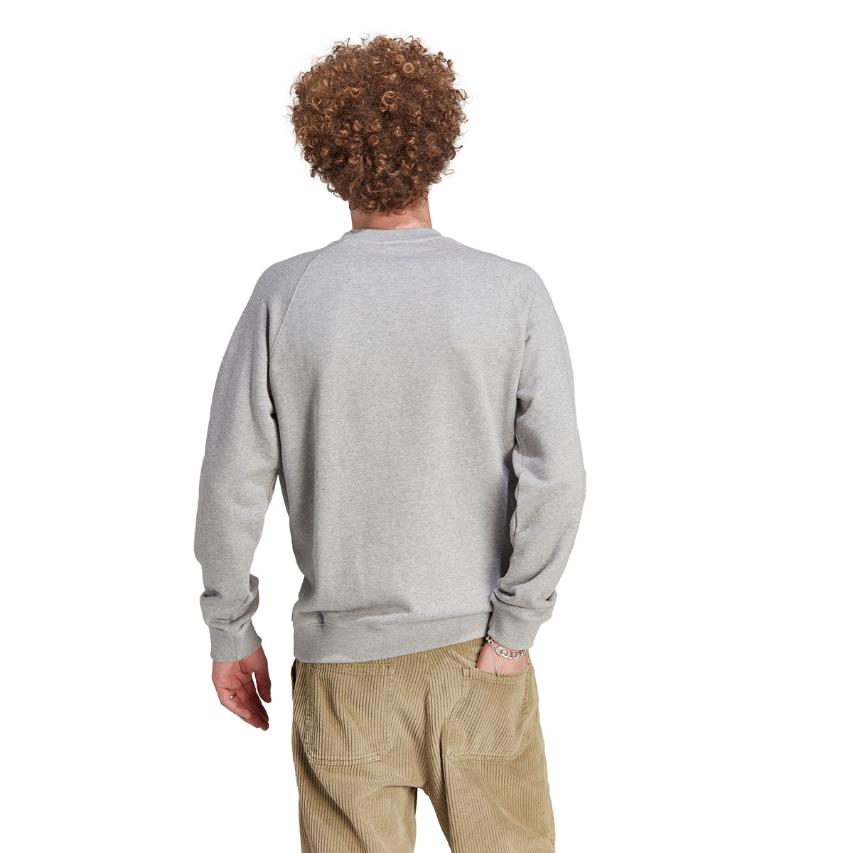 Sweatshirt adidas Adicolor Trefoil Crew Neck Medium Grey Heather - Fútbol  Emotion