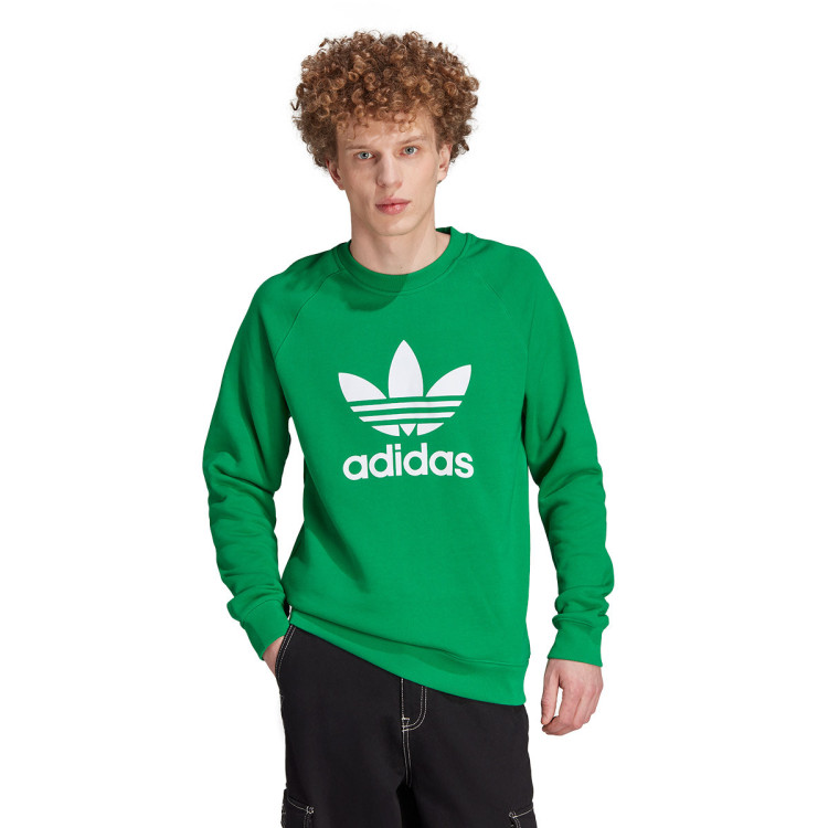 sudadera-adidas-adicolor-trefoil-crew-neck-green-0