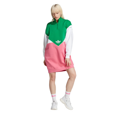Vestido Next Half Zip Sweat Oversized Femme
