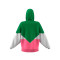 Sudadera Next Hooded Mujer Green-Pink