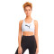 Sujetador Mid Impact Mujer White-Black