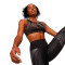 Sujetador Mid Impact Graphic Mujer Black-Safari Glam