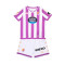 Conjunto Valladolid CF Primera Equipación 2023-2024 Niño Bright Violet-White