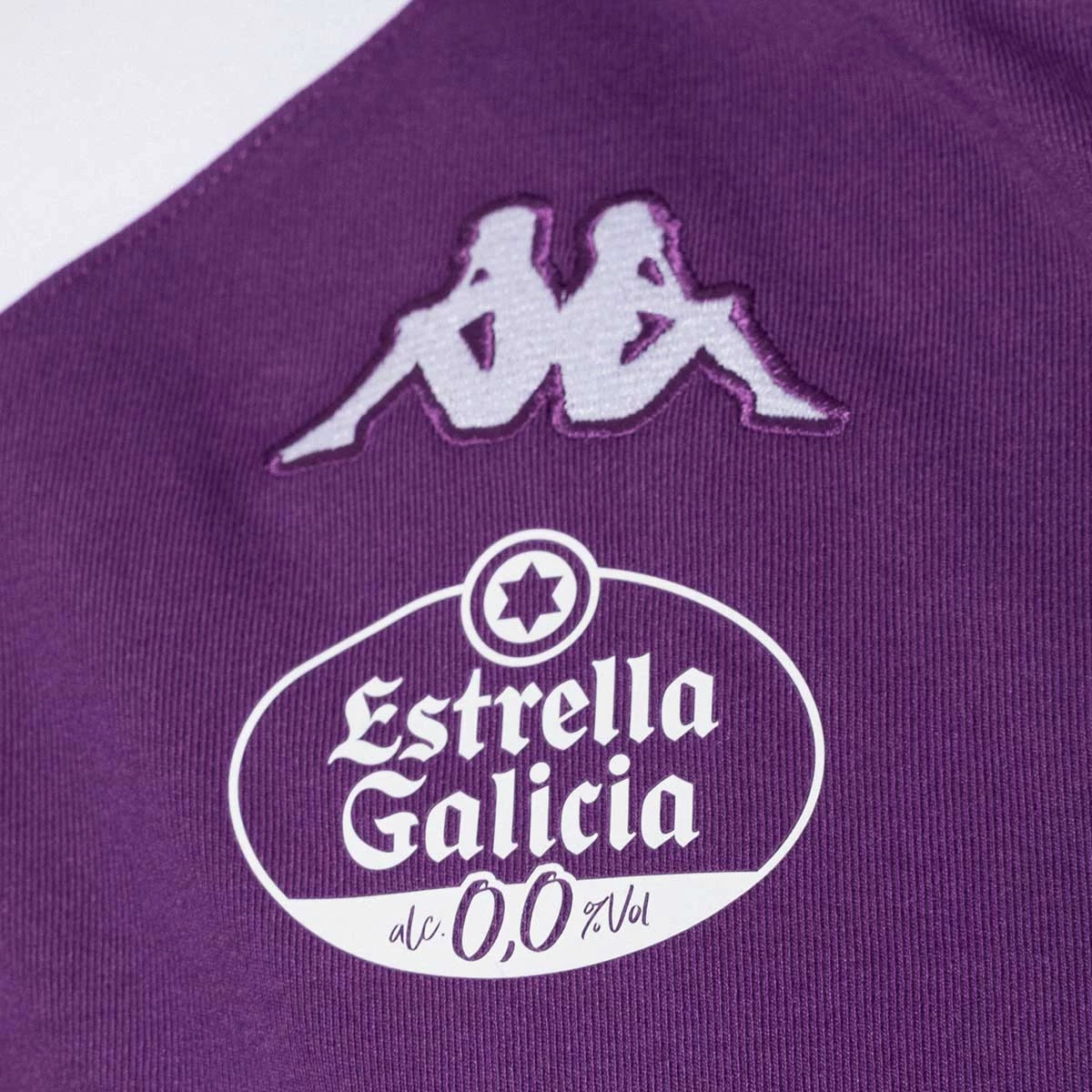 Chándal oficial Real Valladolid 23/24 junior violeta, Giuletto by Kappa
