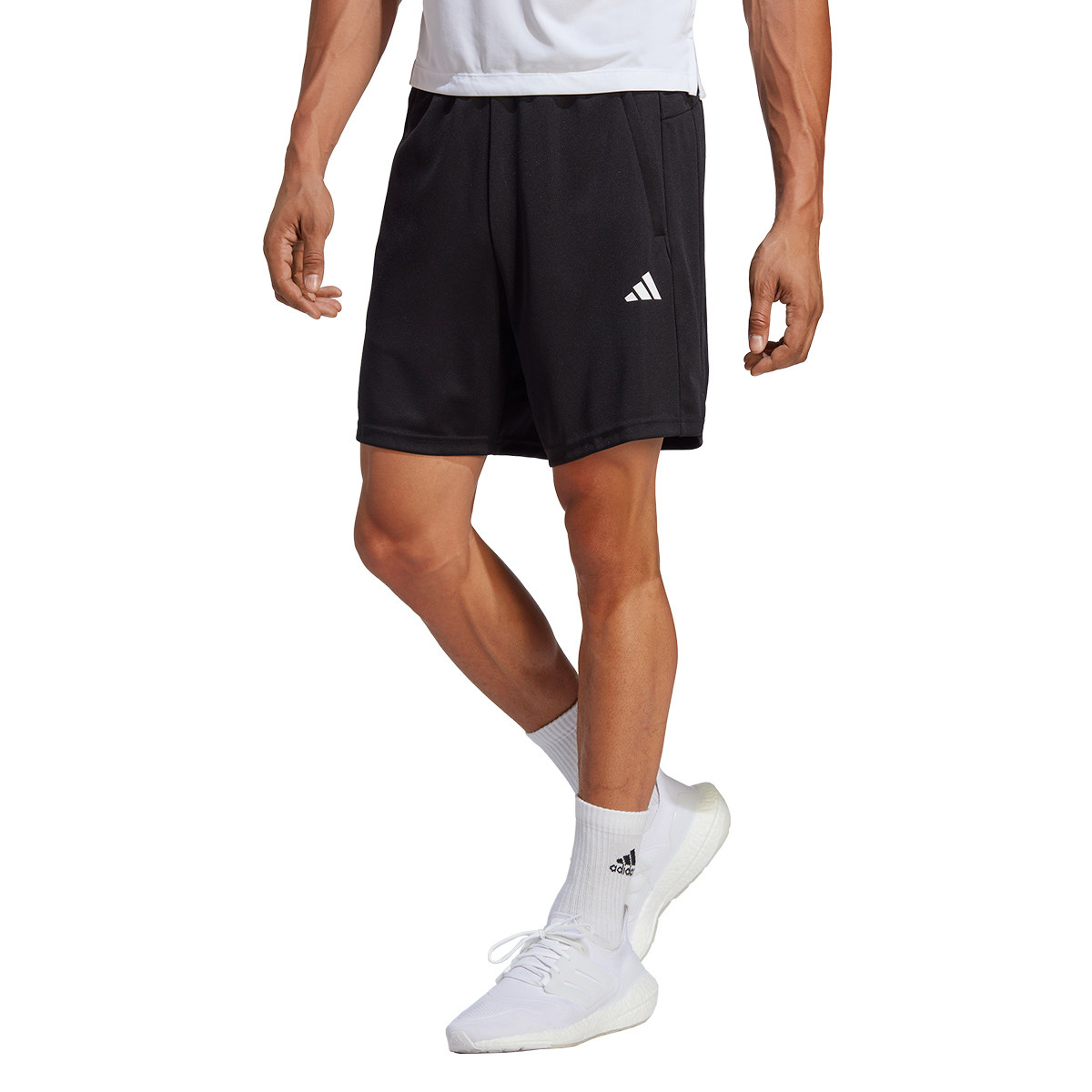 Shorts adidas Training Essentials Black-White - Emotion