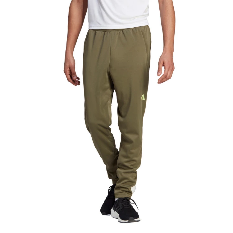 Pantalon adidas Entrainement Essentials Olive Strata Pulse Lime Futbol Emotion