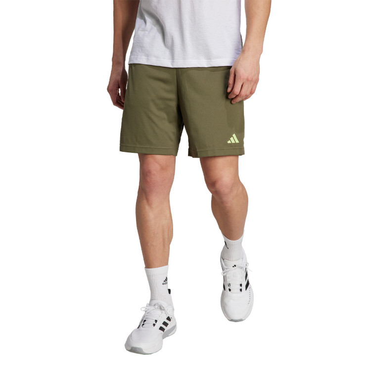 pantalon-corto-adidas-training-essentials-olive-strata-pulse-lime-0