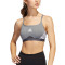 adidas Women Aerorreact 3 Stripes  Bra