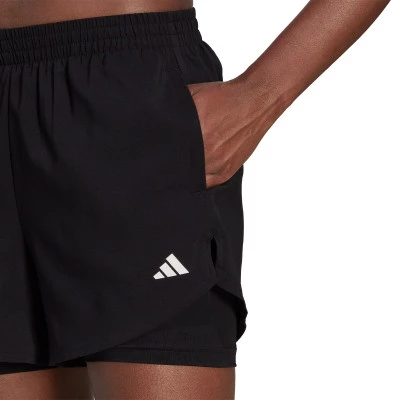 adidas AEROREADY Made for Training Minimal Two-in-One Shorts 'Black' (Women's) — foto 3