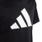 Camiseta Training Essentials Logo Niño Black-White