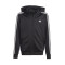 Chaqueta Training Essentials 3 Stripes Niño Black-White