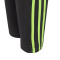 Pantalón largo Training Essentials 3 Stripes Niño Carbon-Lucid Lemon