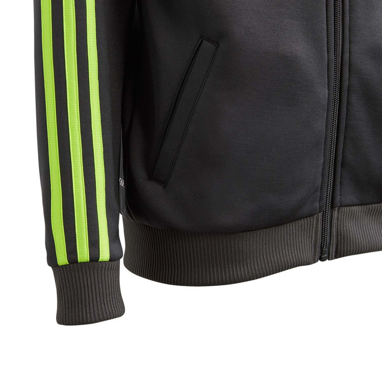 chaqueta-adidas-training-essentials-3-stripes-nino-carbon-lucid-lemon-2