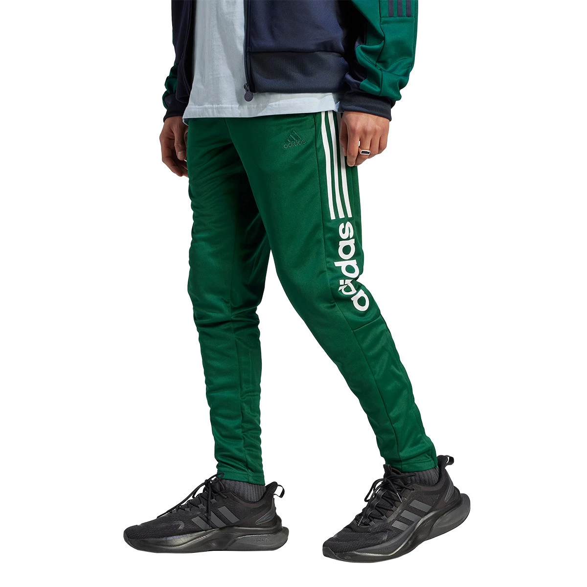 Collegiate green adidas top pants