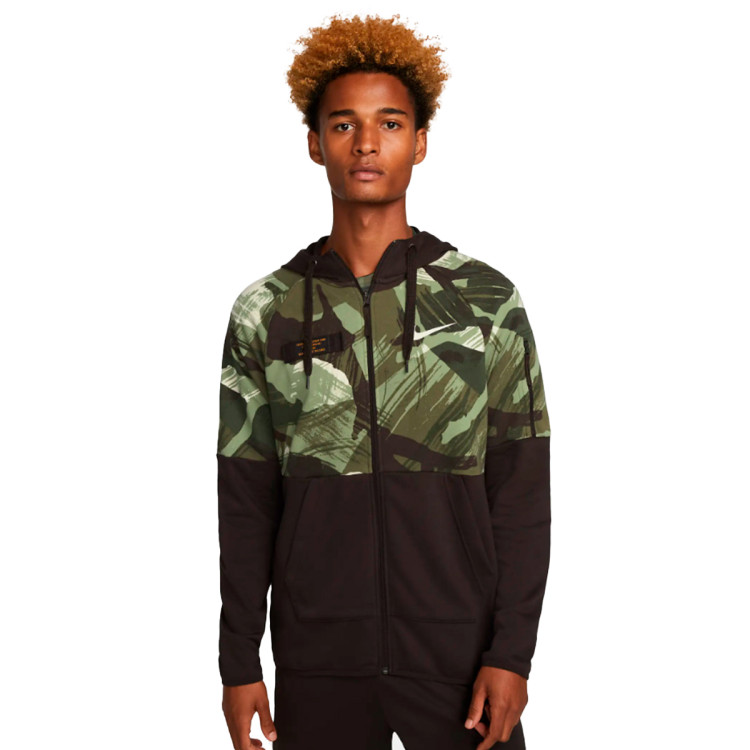 Chaqueta Nike Dri-Fit Fleece Camo Velvet Brown-Black-Coconut Milk